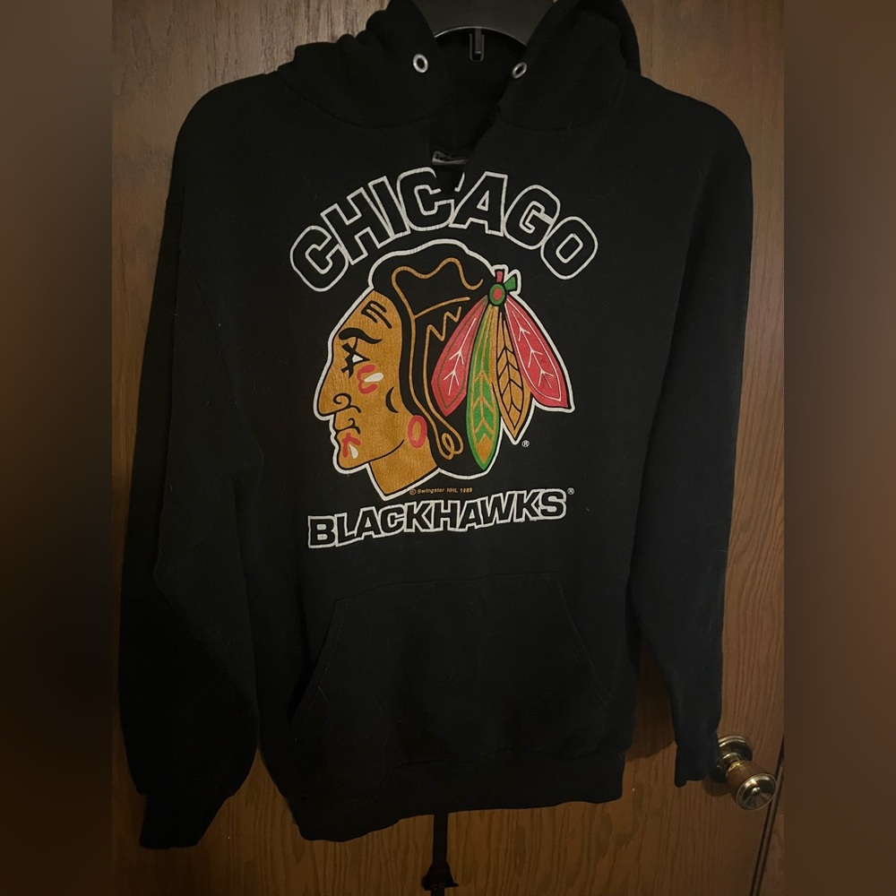 Chicago Blackhawks Children’s Medium Black Hoodie Vintage